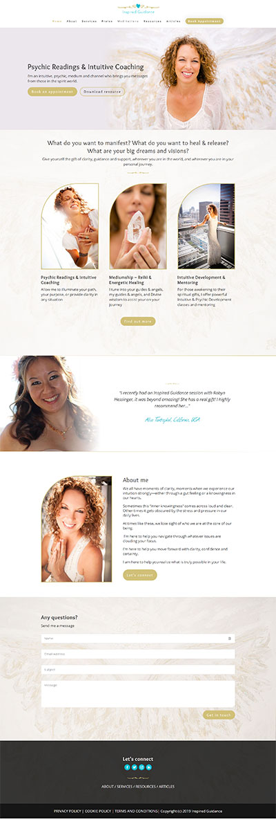 Inspired Guidance website